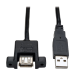 Tripp Lite U024-06N-PM USB cable USB 2.0 5.91" (0.15 m) USB A 0.48 Gbit/s Black