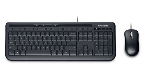 Microsoft 600 keyboard USB QWERTZ German Black