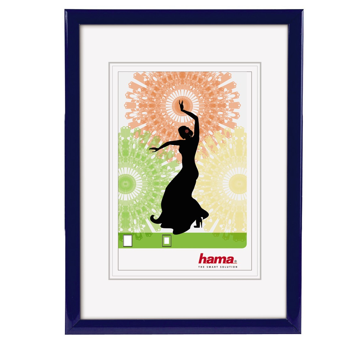 Image of Hama Madrid - Glass - Plastic - Blue - Single picture frame - 20 x...