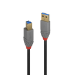 Lindy 36744 USB cable 5 m 3.2 Gen 1 (3.1 Gen 1) USB A USB B Black