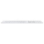 Apple Magic clavier Universel USB + Bluetooth Norvégien Aluminium, Blanc