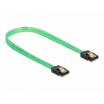 DeLOCK SATA 6 Gb/s Cable UV glow effect green 30 cm