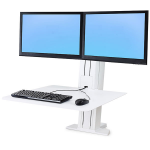 Ergotron WorkFit SR 61 cm (24") White Desk