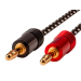 Monoprice 34309 audio cable 118.1" (3 m) Banana Black