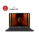 MSI Stealth Series Gaming Notebook 16' QHD AMD Ryzen™ AI 9 HX 370 Processor DDR5-6400 96GB SSD RTX 5070 GDDR7 8GB   Windows11 Pro (LS)