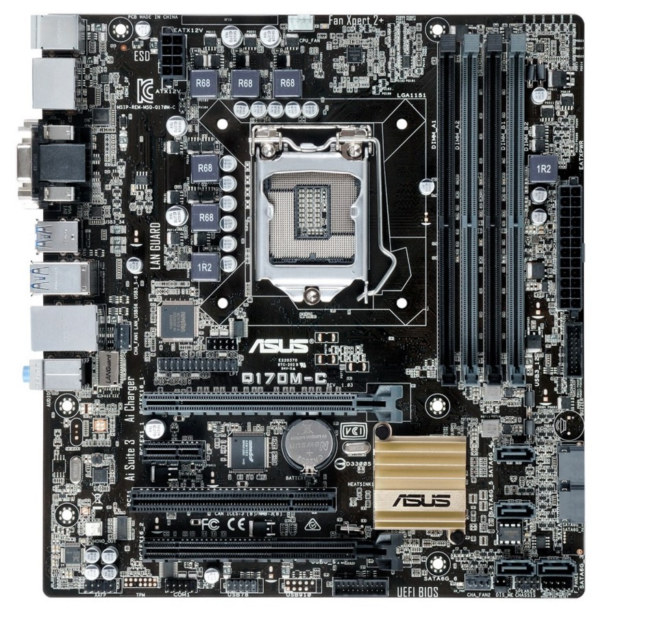 ASUS Q170M-C Intel® Q170 LGA 1151 (Socket H4) micro ATX