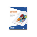 Epson Iron-on Cool Peel Transfer - 8.5" x 11" - 10 Sheet printing paper