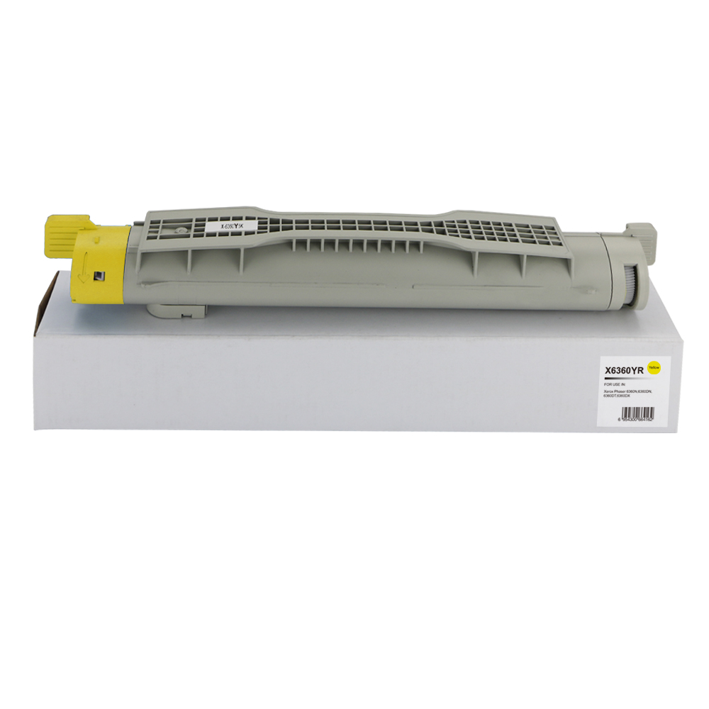 Image of CTS Wholesale Remanufactured Xerox Phaser 6360 Yellow Std Yield Toner