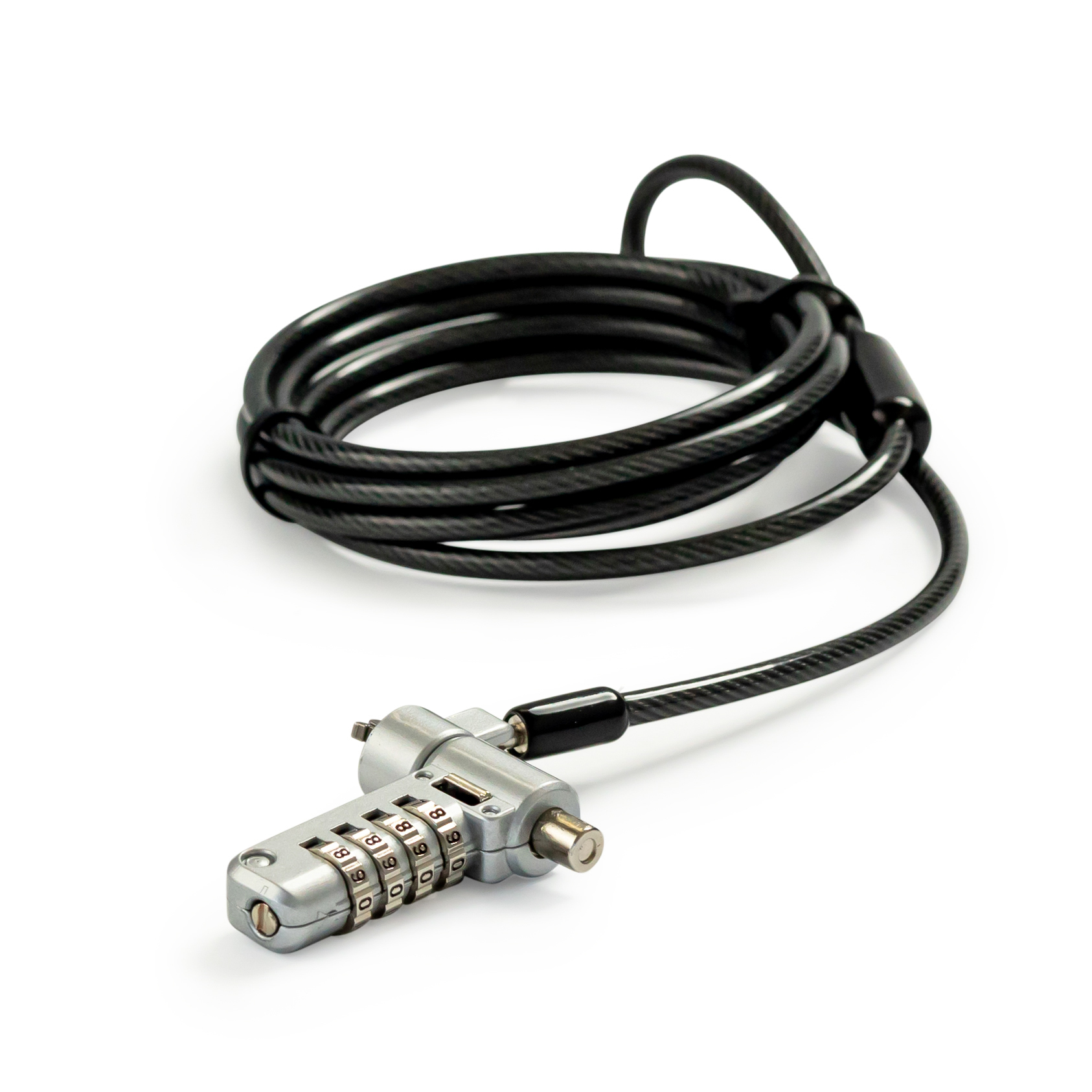 Image of Tech air TALUC07 cable lock Black, Silver 2 m
