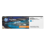 HP 972X High Yield Cyan Original PageWide Cartridge