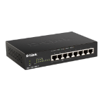 D-LINK | DGS-1100-08PLV2 | 8 Port Gigabit Smart Managed PoE Switch with 4 PoE Ports (80W PoE budget)