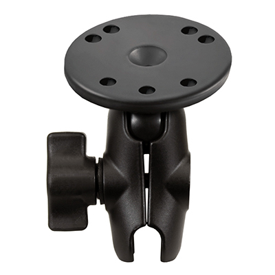 RAM Mounts Double Socket Arm with Round Plate
