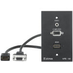 Extron WPB 109 socket-outlet HDMI + VGA + 3.5mm Black