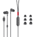 Lenovo GXD1C99237 headphones/headset Wired In-ear Calls/Music/Sport/Everyday USB Type-C Black
