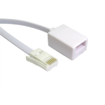 Cables Direct BT-003 telephone cable 3 m White