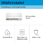 HP ENVY 6132e Wireless All-in-One Color Printer, Instant Ink; Photo printing