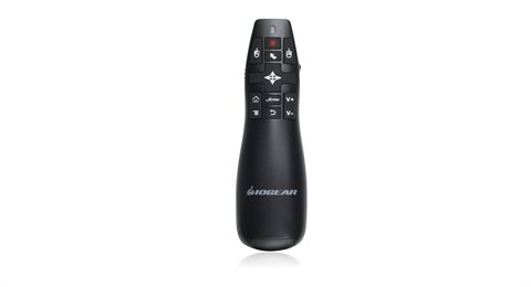 Image of iogear GME430R wireless presenter RF Black