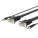 Vivolink PROVGAMCS1.8 video cable adapter 1.8 m VGA (D-Sub) + 3.5mm Black