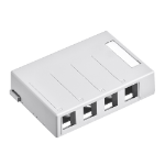 Leviton 41089-4WP network junction box White