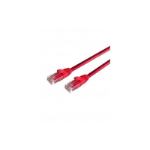Mercodan UltraFlex Patchkabel KAT6 UTP, 1,0m, Rød, LSZH Halogenfri, AWG26, kobber, FLUKE testet networking cable Red 1 m Cat6 U/UTP (UTP) Round