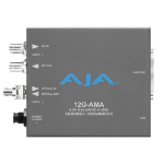 AJA 12G-AM-T-ST 12G-SDI 8-Channel AES Embedder/Disembedder with ST Fiber Tx SFP