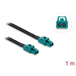 DeLOCK Cable Mini FAKRA Z jack dual to Mini FAKRA Z jack
