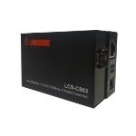 Longshine LCS-C863 netwerk media converter Single-mode Zwart