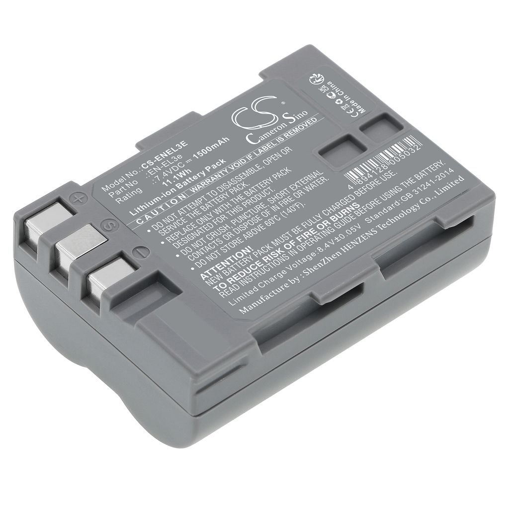 EU Product - Battery for Batteri for Nikon D-SLR D50 D70 D80 D90 D100 D200 etc., 7.4V 1500mAh thumbnail