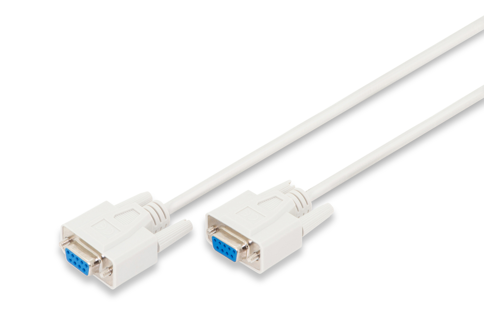 Photos - Cable (video, audio, USB) Digitus Datatransfer connection cable, D-Sub9/F - D-Sub9/F AK-610106-020-E 