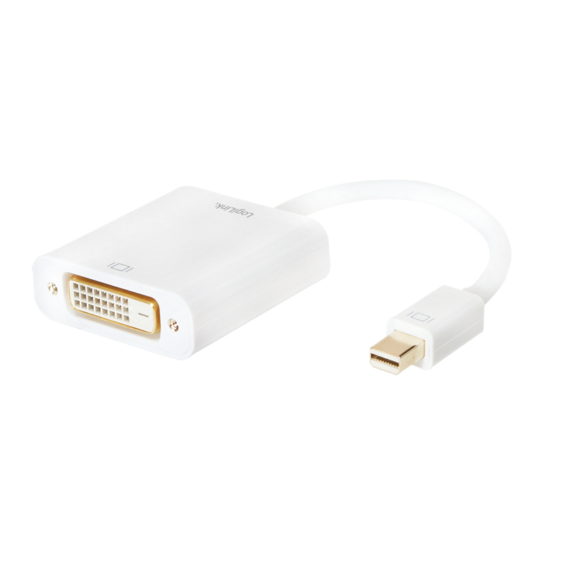 Image of LogiLink CV0037B video cable adapter 0.15 m Mini DisplayPort DVI White