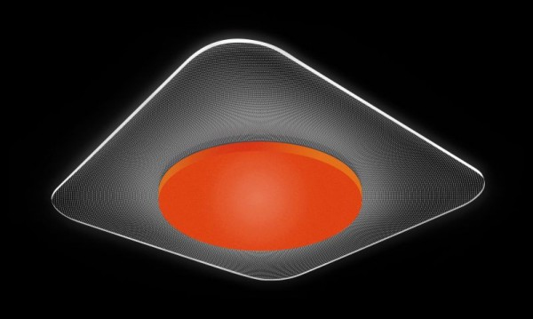 EU Product - Rundleuchte transparent zub. 18/24W Abdeckung orange