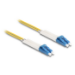 DeLOCK Optical Fiber Cable LC Duplex to LC Duplex singlemode OS2 angled 5m