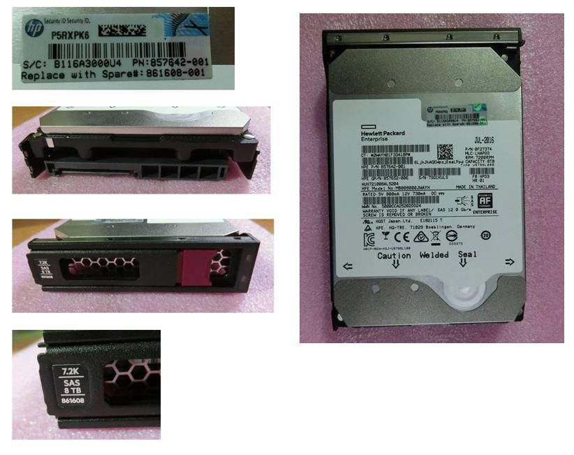 HPE HDD 8 12G 7.2K LFF SS MDL
