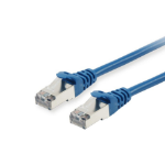 Equip Cat.6A S/FTP Patch Cable, 0.25, Blue
