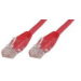 Microconnect UTP6003R networking cable Red 0.3 m Cat6 U/UTP (UTP)