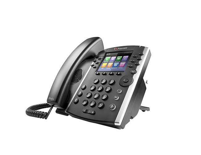 2200-48450-019 Poly Microsoft Skype for Business/Lync edition VVX 411 12-line Desktop Phone with HD Voice, GigE and Polycom UCS SfB/Lync Lic - EOL