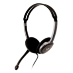 V7 HA212-2EP headphones/headset Wired Head-band Calls/Music Black, Silver