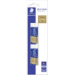 Staedtler Mars 526 50 eraser Plastic Blue, White 2 pc(s)