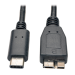 Tripp Lite U426-003-G2 USB-C to USB Micro-B Cable (M/M) - USB 3.2, Gen 2 (10 Gbps), Thunderbolt 3 Compatible, 3 ft. (0.91 m)