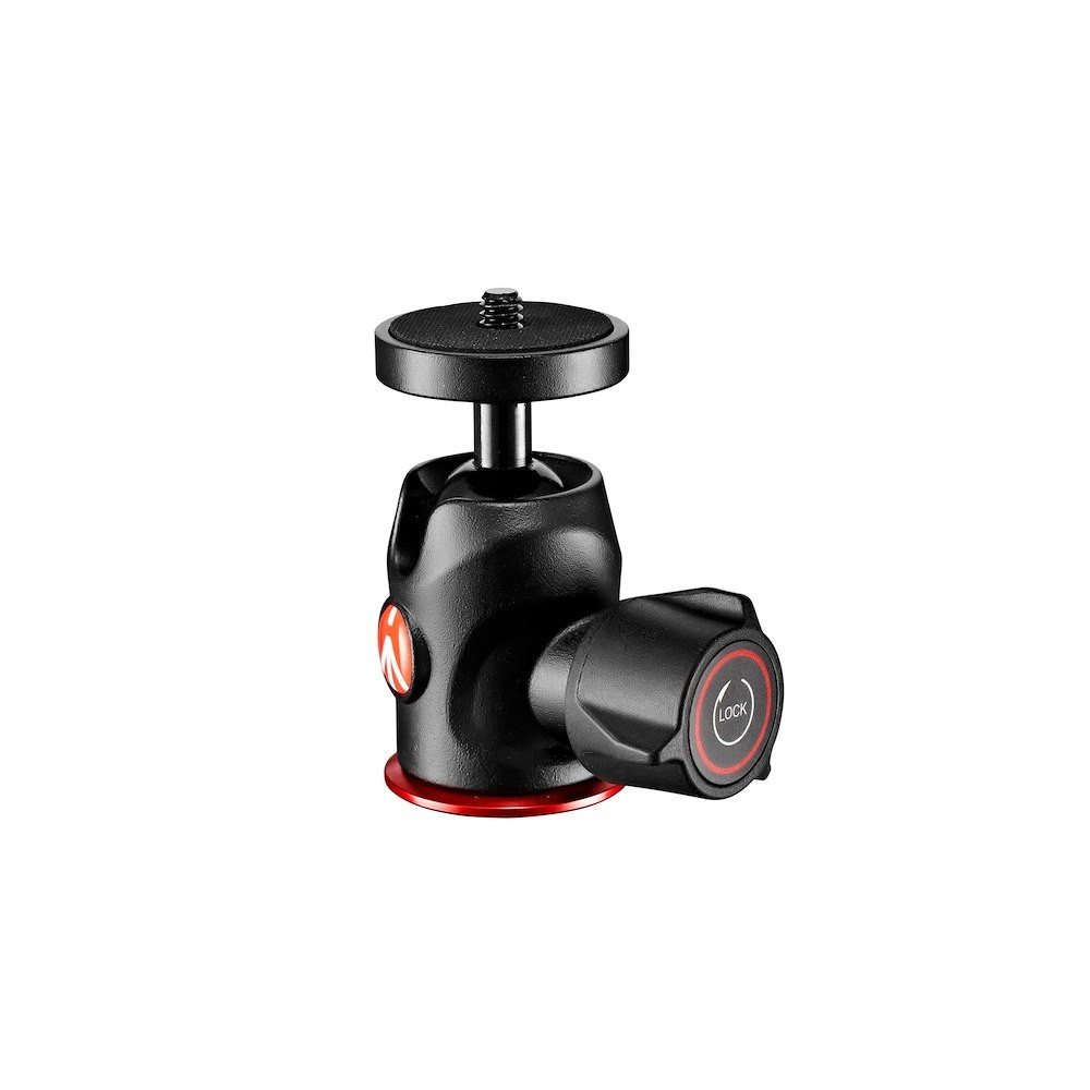 Manfrotto 492 Centre Ball Head stativhuvuden Svart, Röd 1/4" Boll