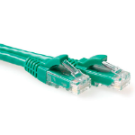 ACT Groene 2 meter U/UTP CAT6A patchkabel snagless met RJ45 connectoren