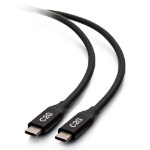 C2G 2.5ft (0.8m) USB-C® Male to USB-C Male Cable (20V 5A) - USB4® (40Gbps)