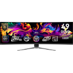 MSI MPG 491CQPX QD-OLED computer monitor 124.5 cm (49") 5120 x 1440 pixels Dual QHD Black