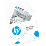 HP Advanced Photo Paper, Glossy, 65 lb, 5 x 5 in. (127 x 127 mm), 20 sheets