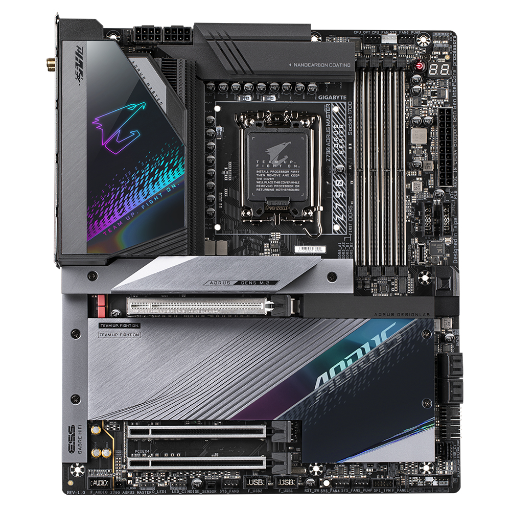 Image of Gigabyte Z790 AORUS MASTER motherboard Intel Z790 LGA 1700...
