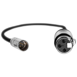 Kondor Blue KB-MXLR-16-Bk audio cable 0.4 m XLR mini XLR (3-pin) Black