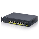Digitus 10" 2.5G 8-Port Unmanaged PoE+ Switch with 1× 10G SFP+
