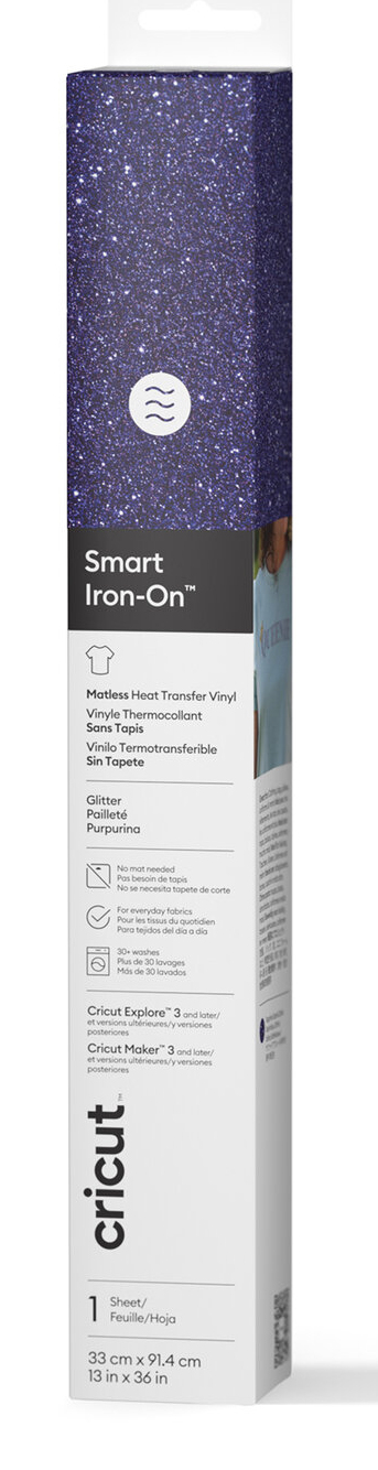 Cricut Smart Iron-On Glitter Heat transfer vinyl roll