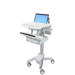 Ergotron StyleView Aluminium, Grey, White Laptop Multimedia cart