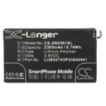 CoreParts MOBX-BAT-ZNX501SL mobiele telefoon onderdeel Batterij/Accu Zwart